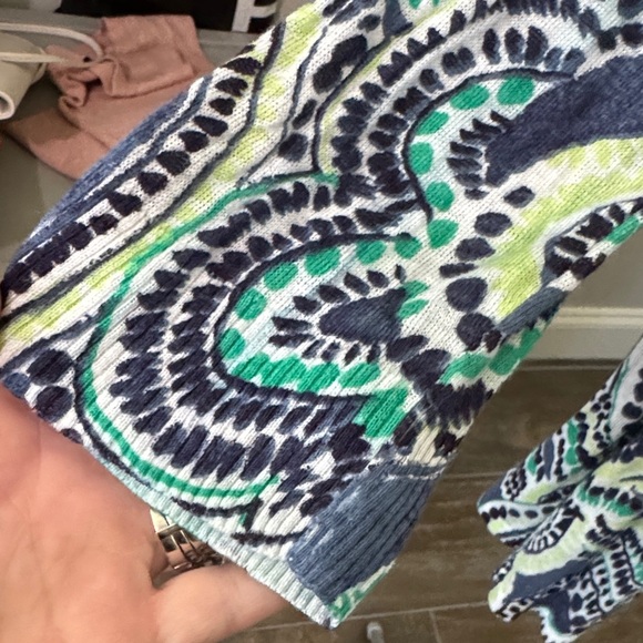 Patterned Open-Front Jacket - Picture 4 of 6